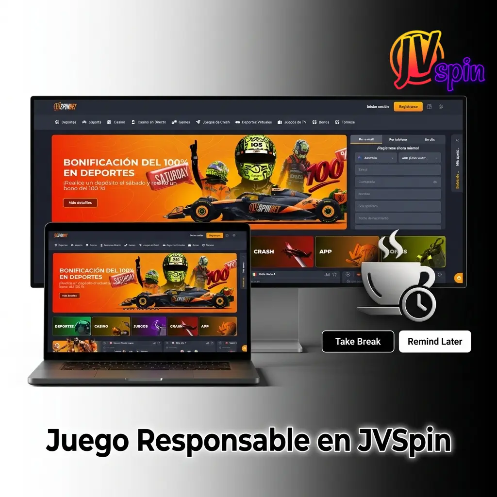 Herramientas de juego responsable en JVSpin para jugadores de Argentina: límites, autoexclusión y control.