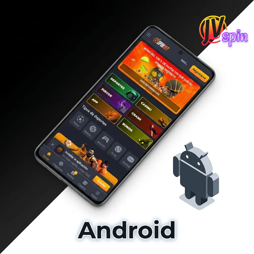 App de JVSpin para Android: descarga del APK e instalación paso a paso en dispositivos con Android 5.0 o superior