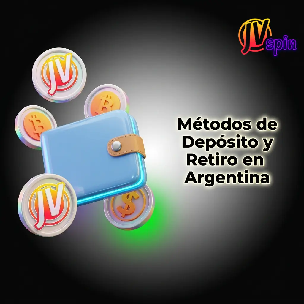 Métodos de depósito y retiro en JVSpin Argentina: tarjetas, billeteras digitales y criptomonedas disponibles