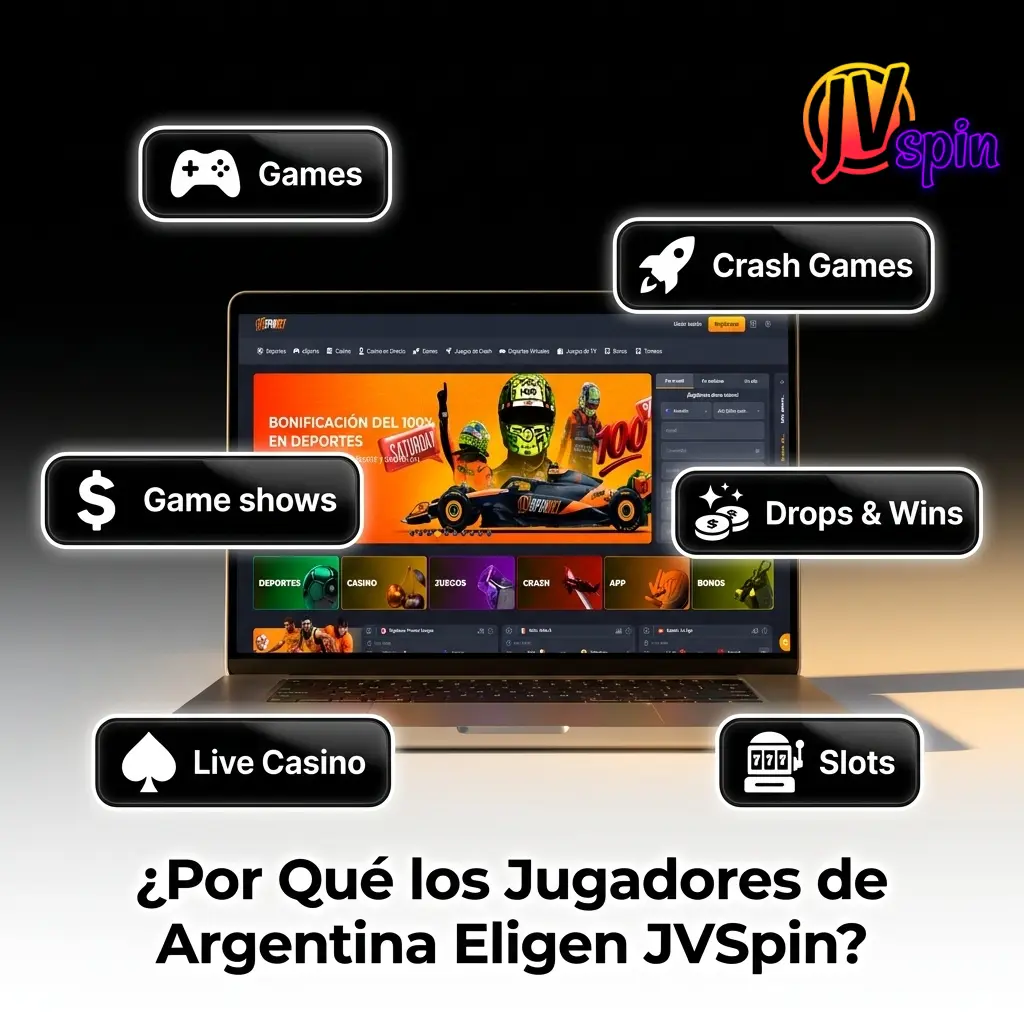 Jugadores argentinos eligen JVSpin por pagos locales, bonos, más de 6000 juegos y soporte 24/7 en español