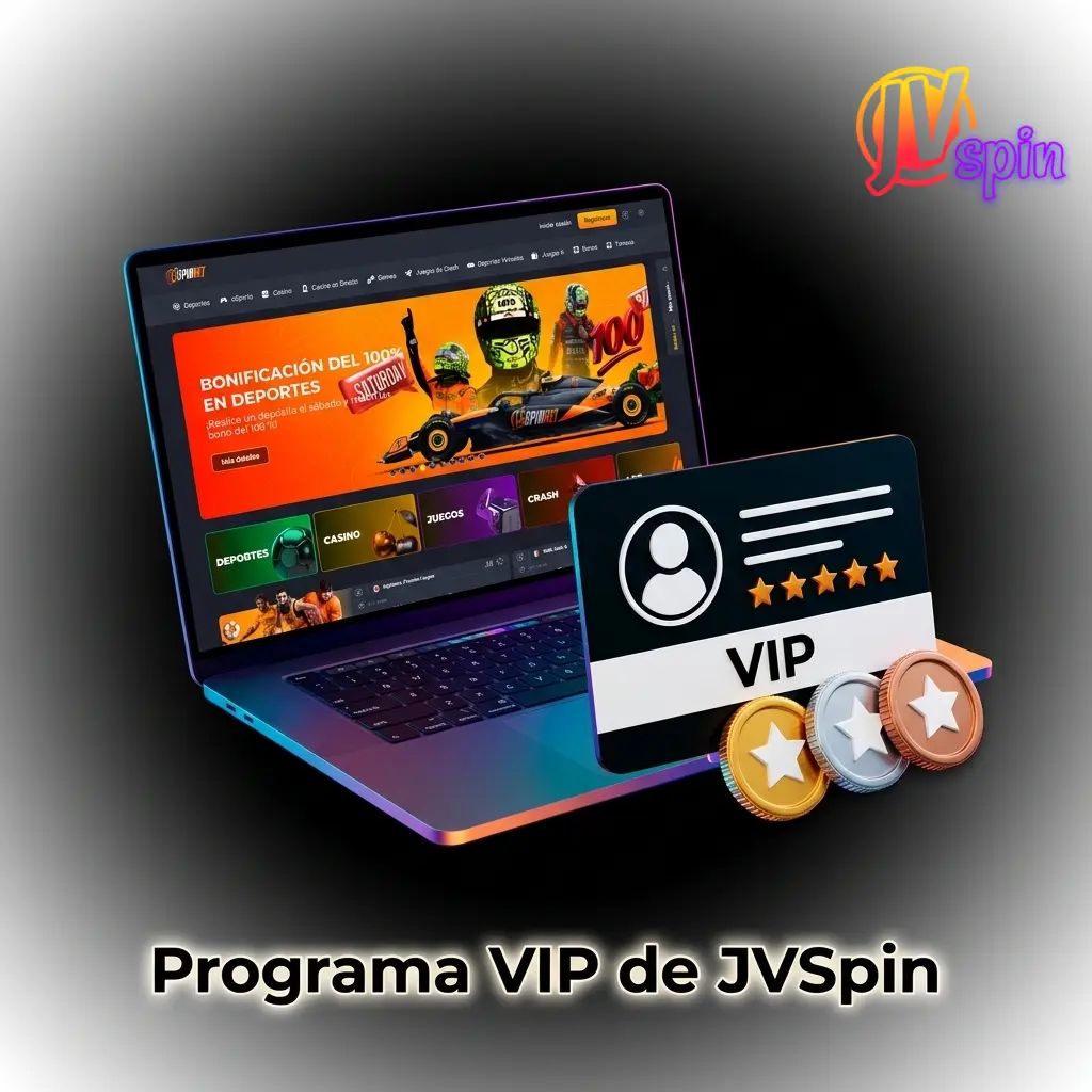Programa VIP de JVSpin con niveles Bronce, Plata, Oro, Platino y Diamante para jugadores de Argentina